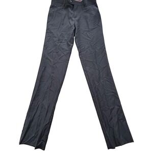 Zanetti Lanificio Di Biella Dress Pants Men's 32 Black Wool Porto Suit